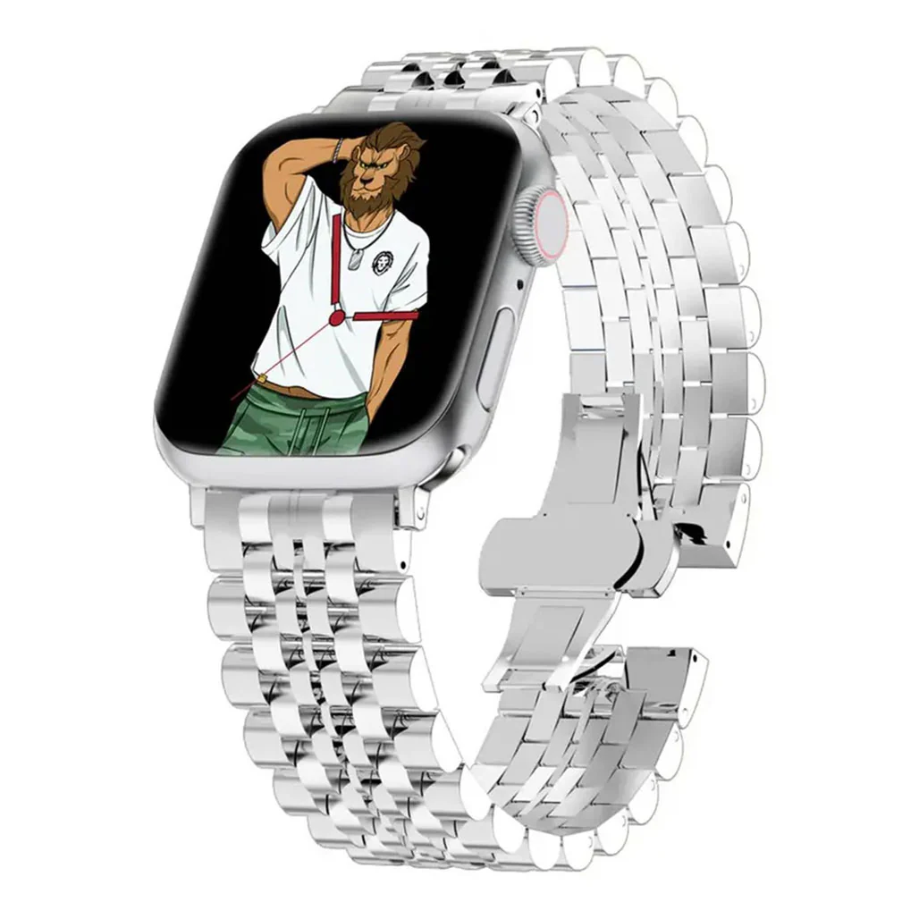 Green Lion Metalic Picolla  Bracelet For Apple Watch 42mm/44mm/45mm - Image 2