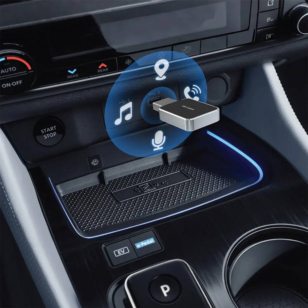 Green Lion Mini Wireless Adapter CarPlay & Android Auto - Black - Image 3