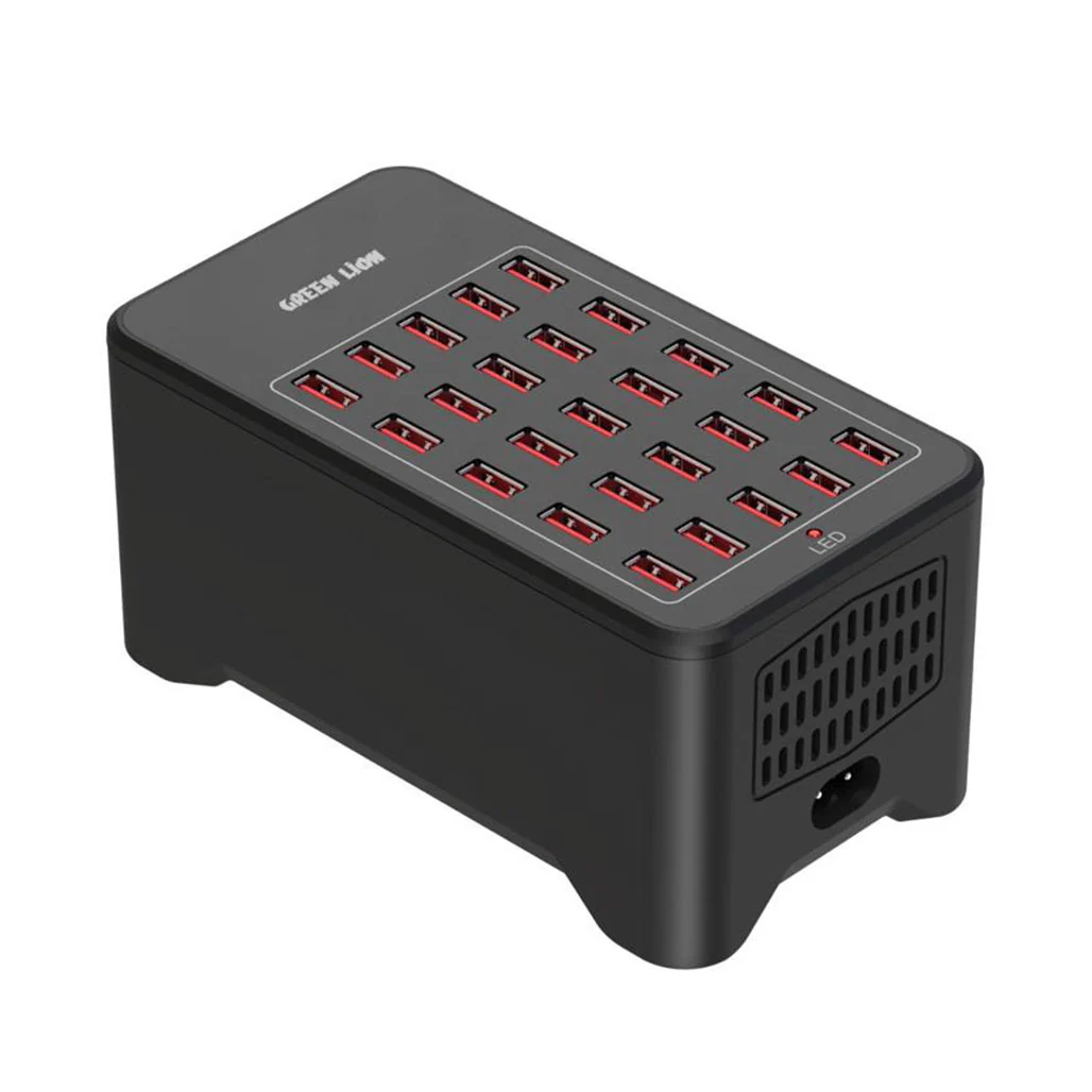 Green Lion Multiport 25 Charging Station - GNMULPORT25BK - Image 2