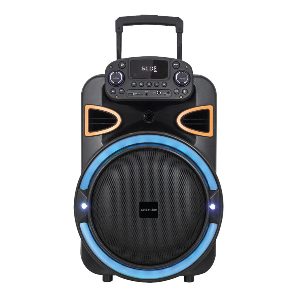 Green Lion PartyLife-500 Bluetooth Speaker – Powerful Sound & Deep Bass with Light Show, Wireless microphone & Remote