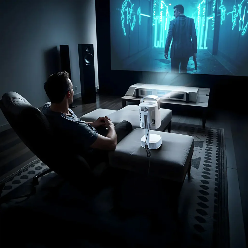 Green Lion Pluto 4K Portable Projector – Home & Outdoor Cinema Experience - Image 3