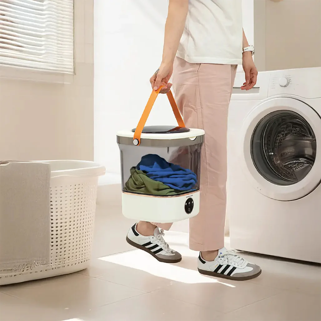 Green Lion Portable 12L Washing Machine - White - Image 5