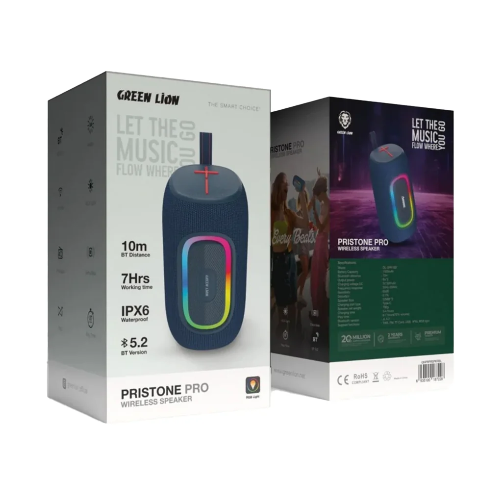 Green Lion Pristone Pro - Bluetooth 5.2 Wireless Speaker with TWS & IPX6 Water Resistance - Image 2