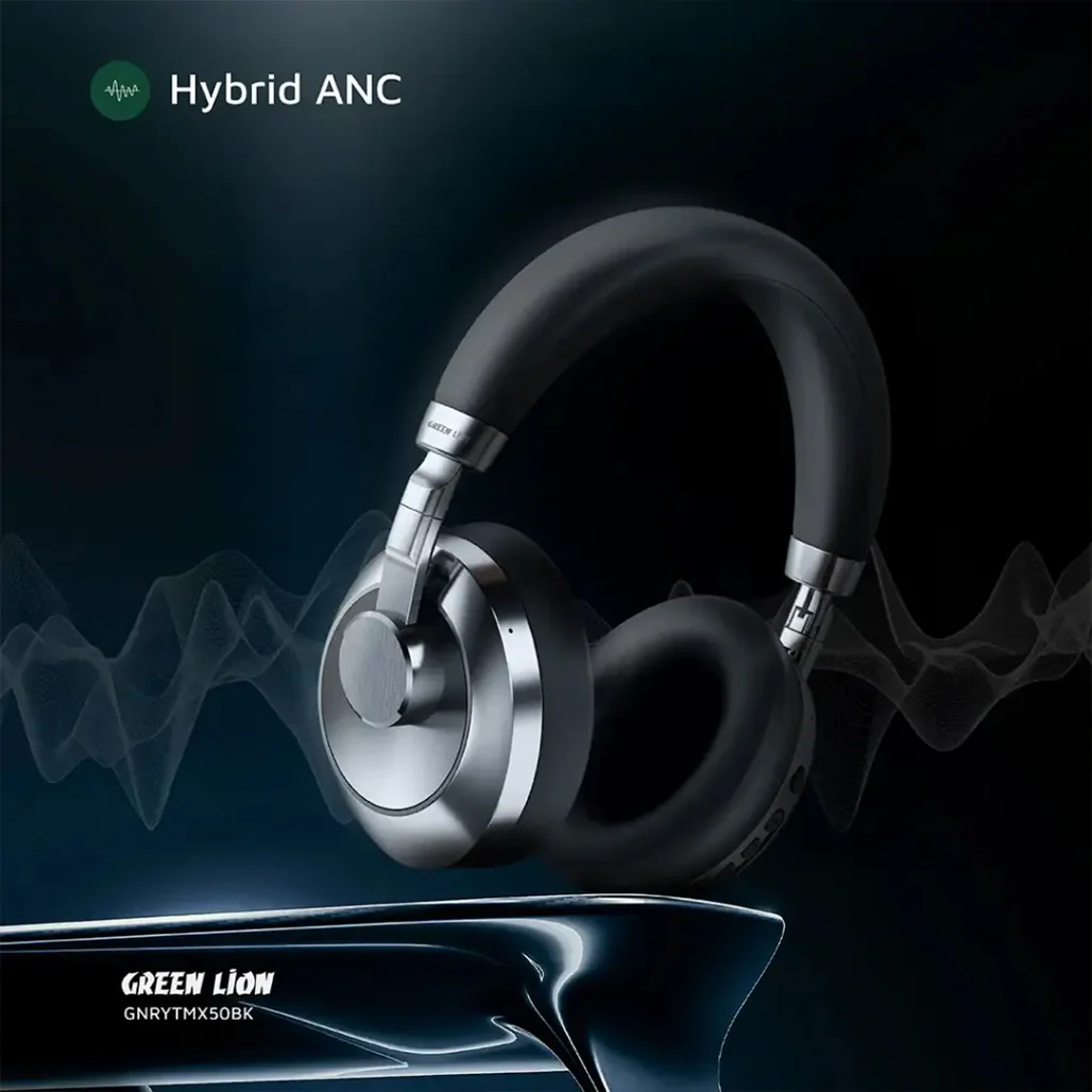 Green Lion Rhythm X50 ANC Wireless Headphone - Image 8
