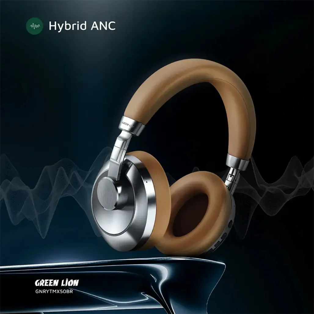 Green Lion Rhythm X50 ANC Wireless Headphone - Image 9