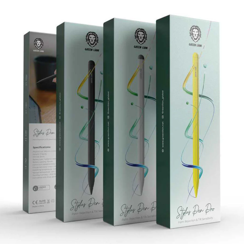 Green Lion Stylus Pen Pro - White - GNSTPENPRWH - Image 2