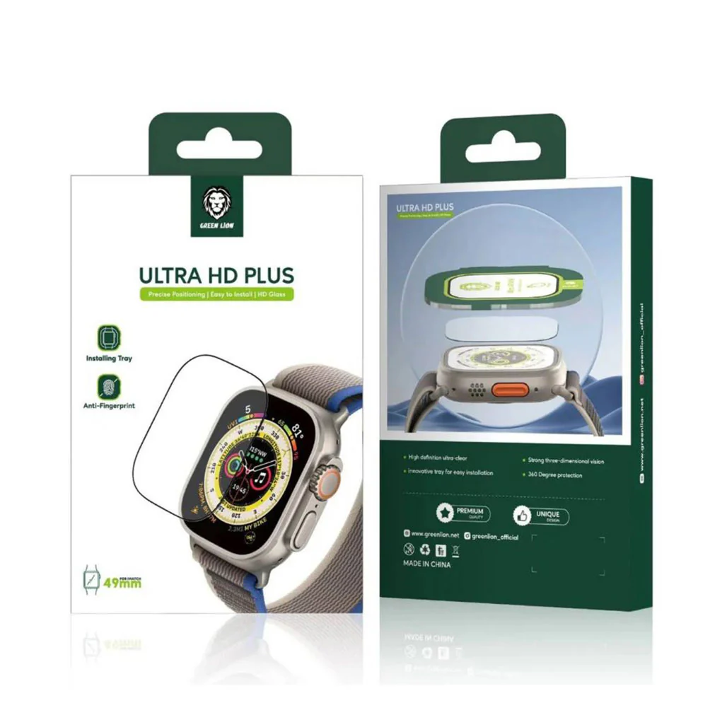 Green Lion Ultra HD Plus Glass For Apple Watch 49mm - Image 2