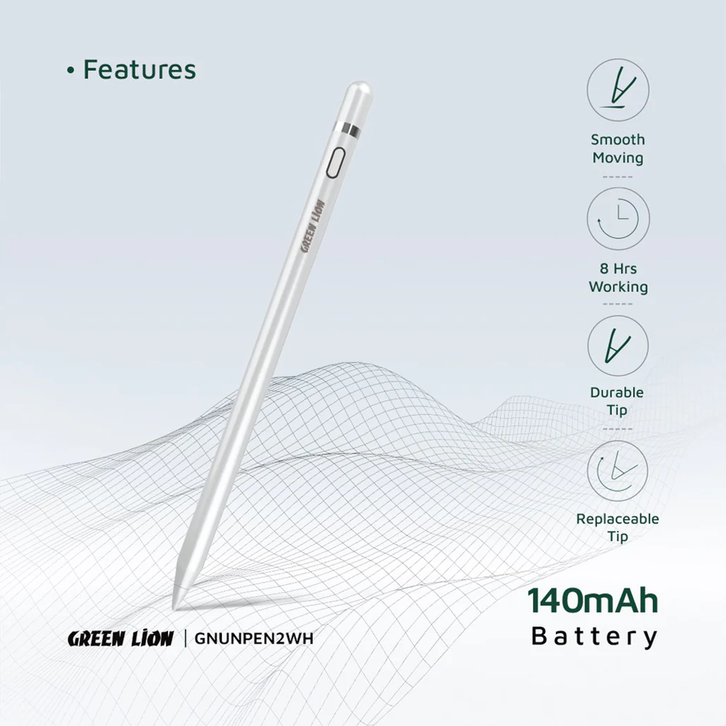 Green Lion Universal Pencil 2 - White - Image 6