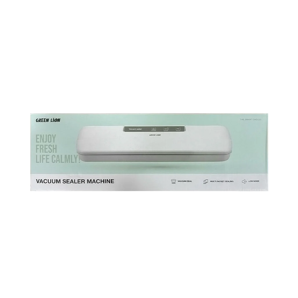 Green Lion Vacuum Sealer Machine - Compact White Food Preservation System - Image 4