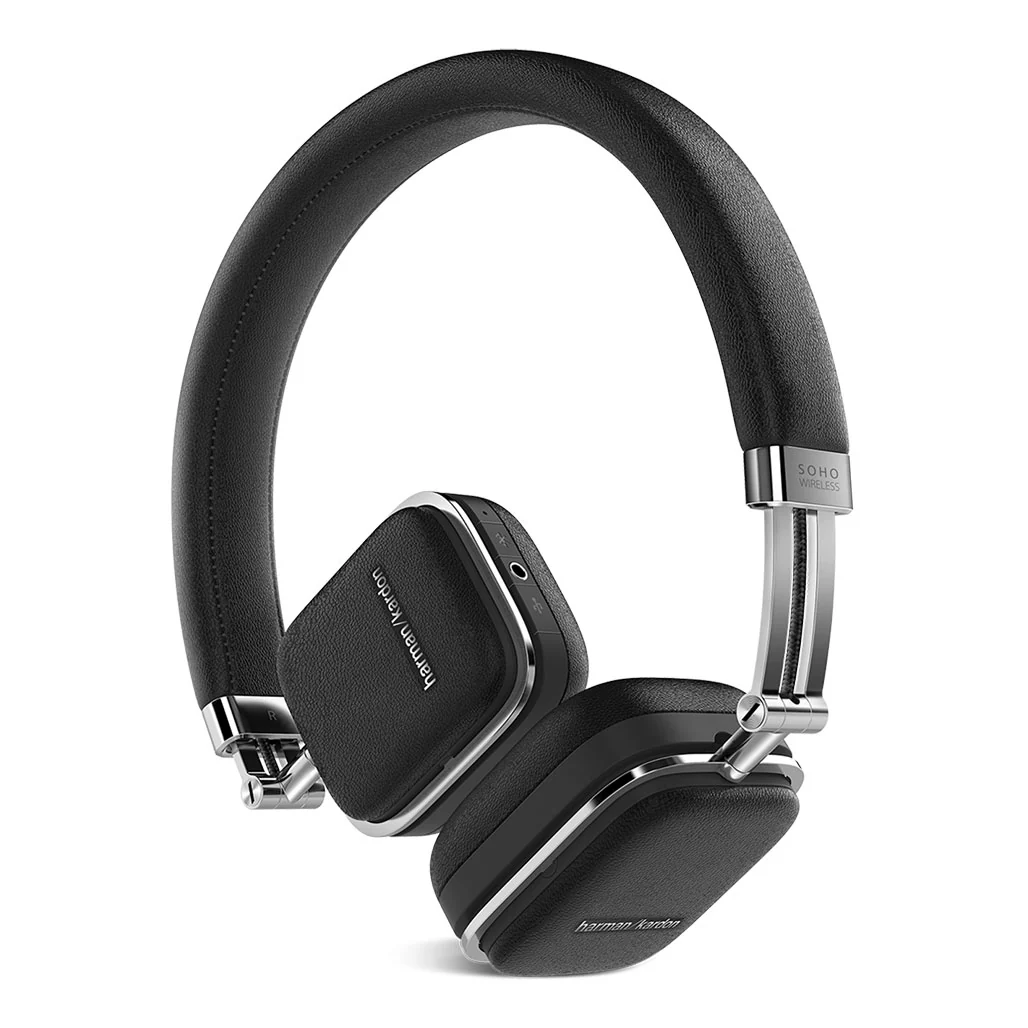 Harman Kardon Soho Wireless On-Ear Headphones - Black - Image 3