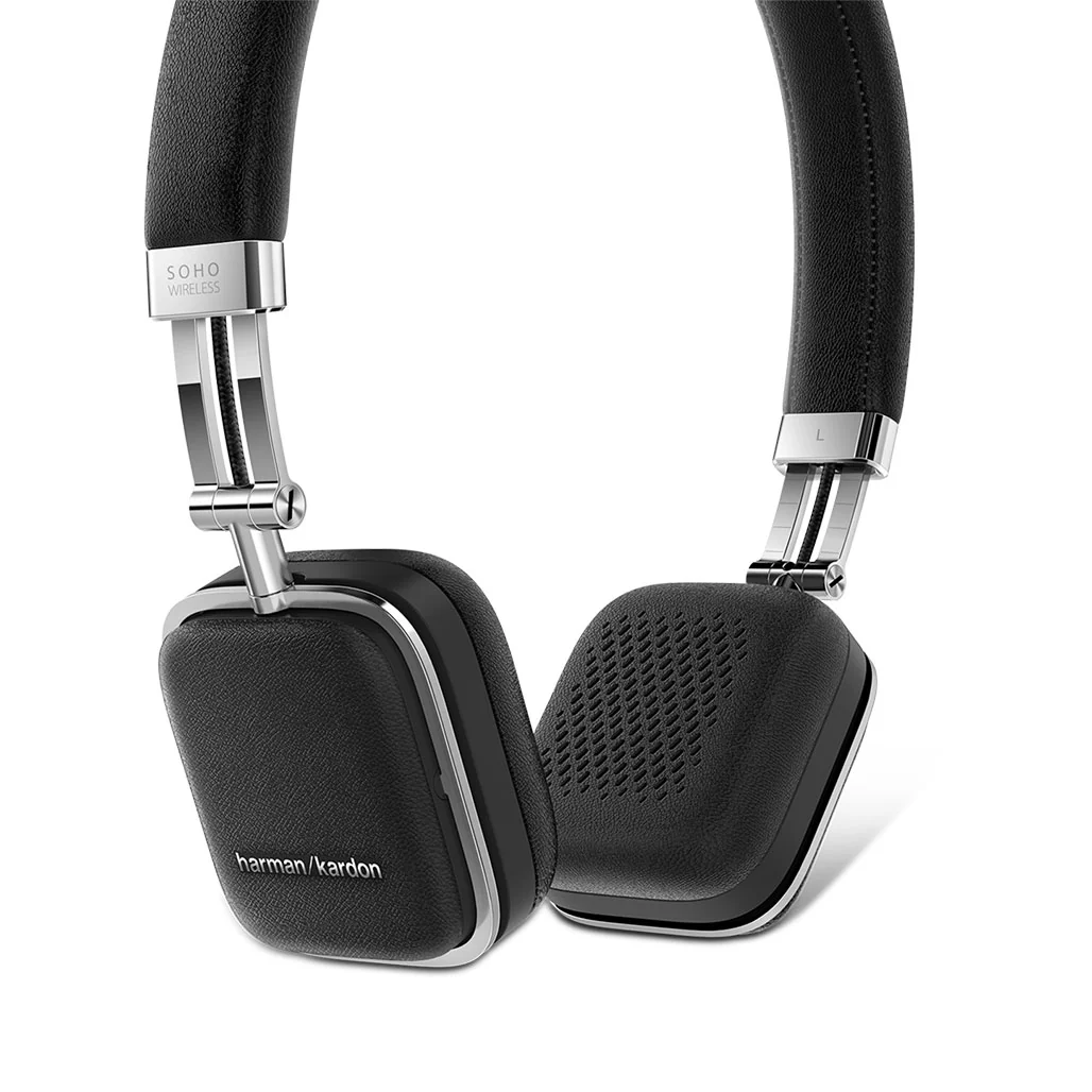Harman Kardon Soho Wireless On-Ear Headphones - Black - Image 4