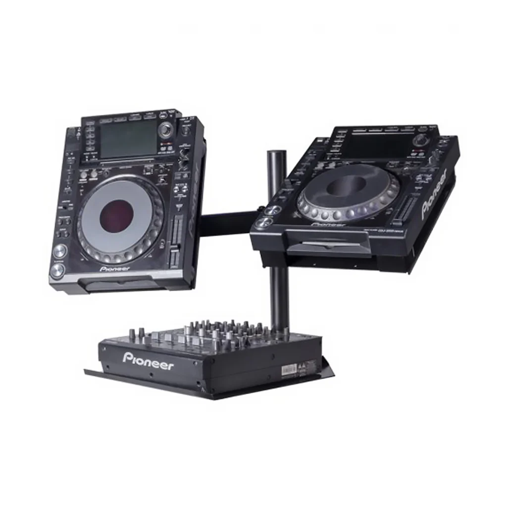 Headliner Avalon Dual CDJ Stand – Adjustable DJ Stand for CDJs and Mixers - Image 4