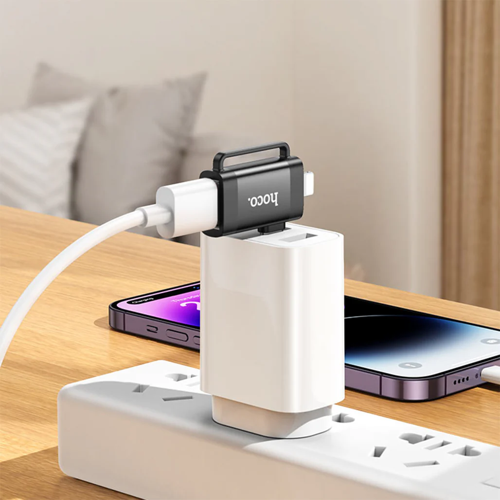 Hoco Adapter for Lightning and Type-C to USB-A | UA31F - Image 5