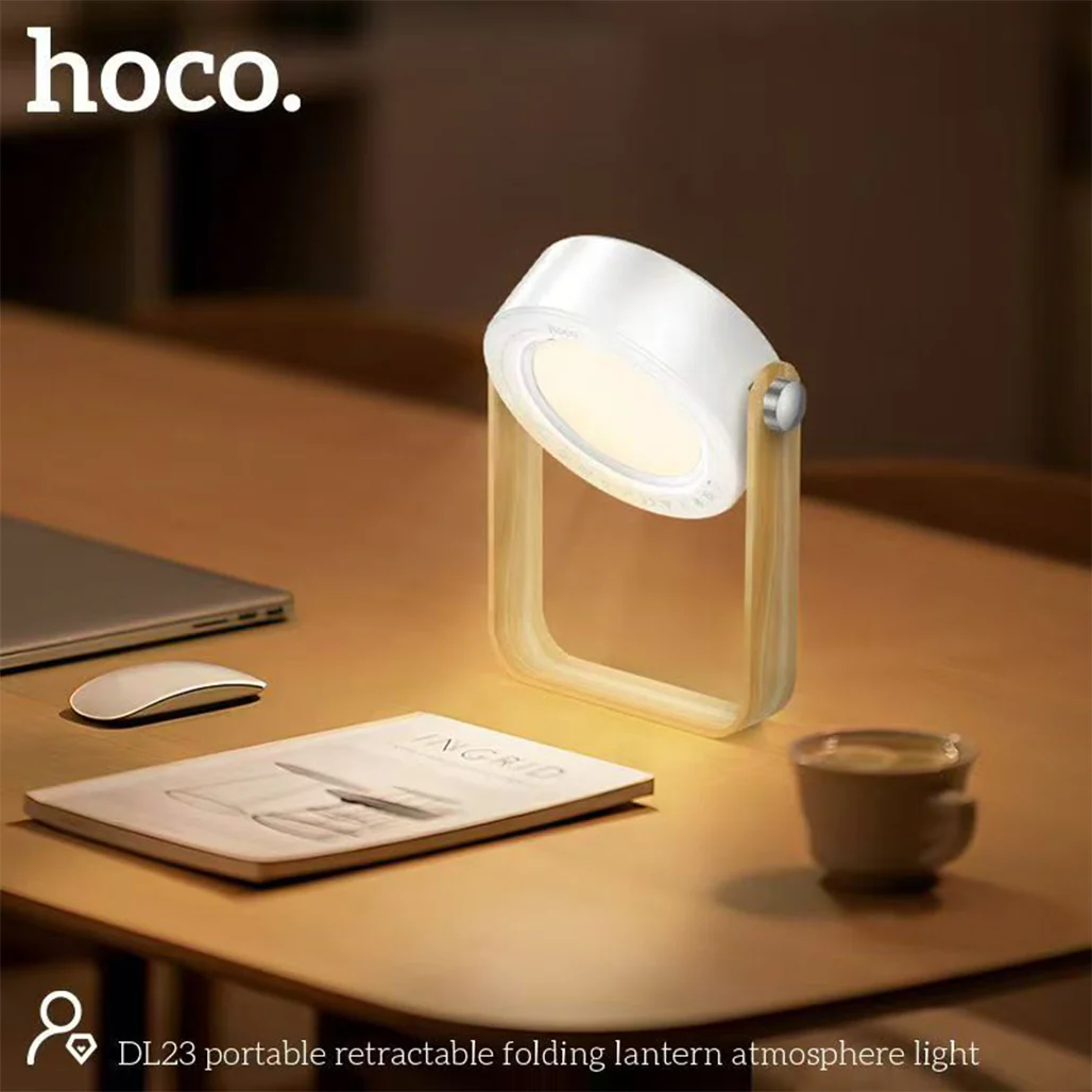 Hoco DL23 Portable Retractable Folding Lantern Atmosphere Light - Image 4