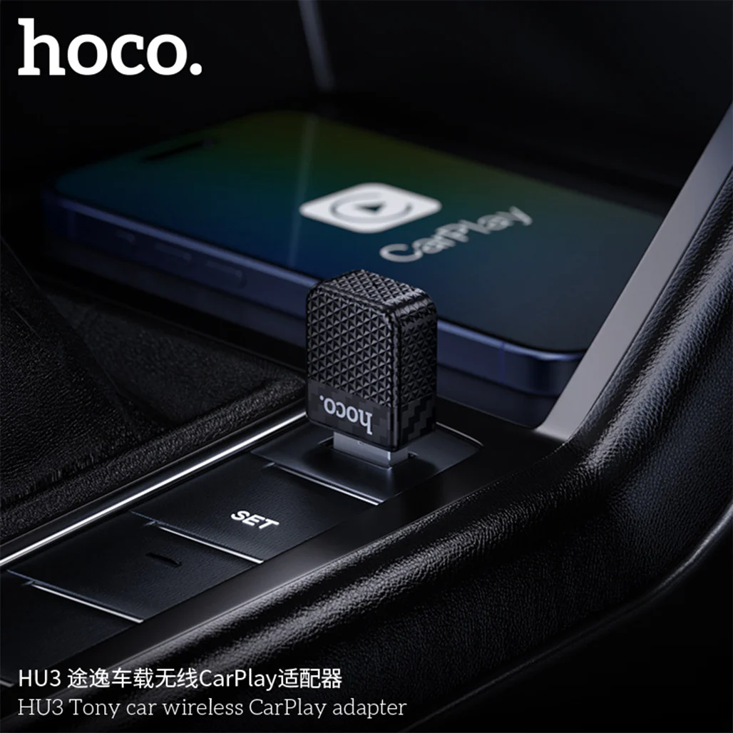 HOCO HU3 Wireless CarPlay Adapter - Image 7
