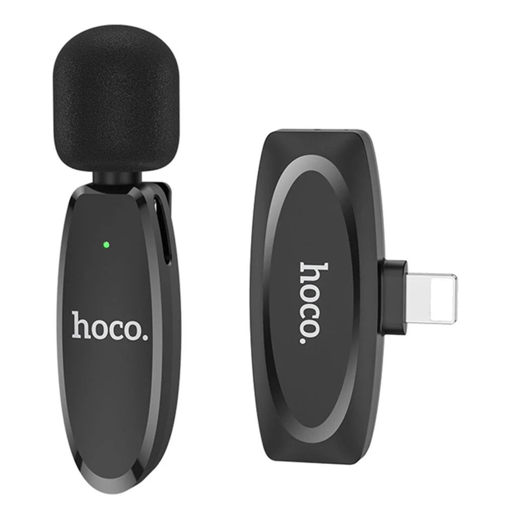 Hoco L15 Wireless Lavalier Microphone – For Type-C and iPhone Devices - Image 2