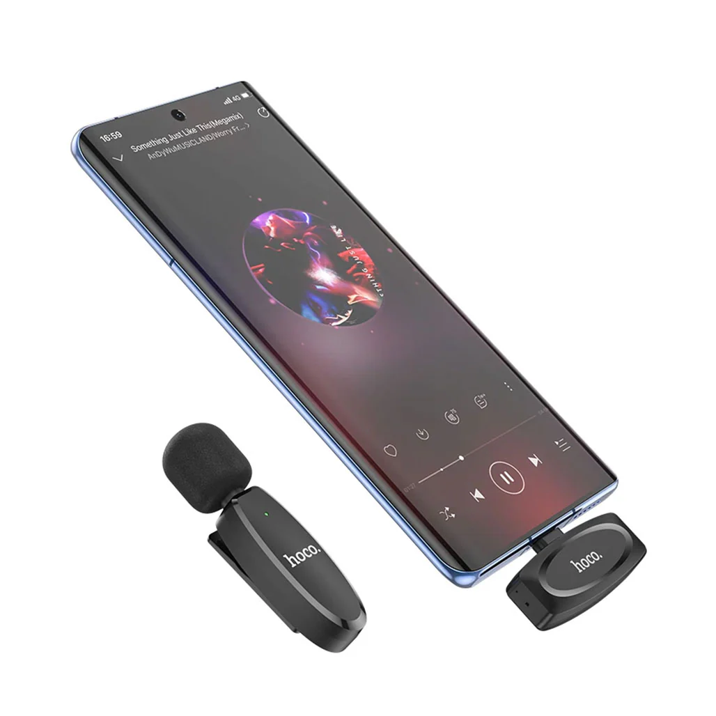 Hoco L15 Wireless Lavalier Microphone – For Type-C and iPhone Devices - Image 3