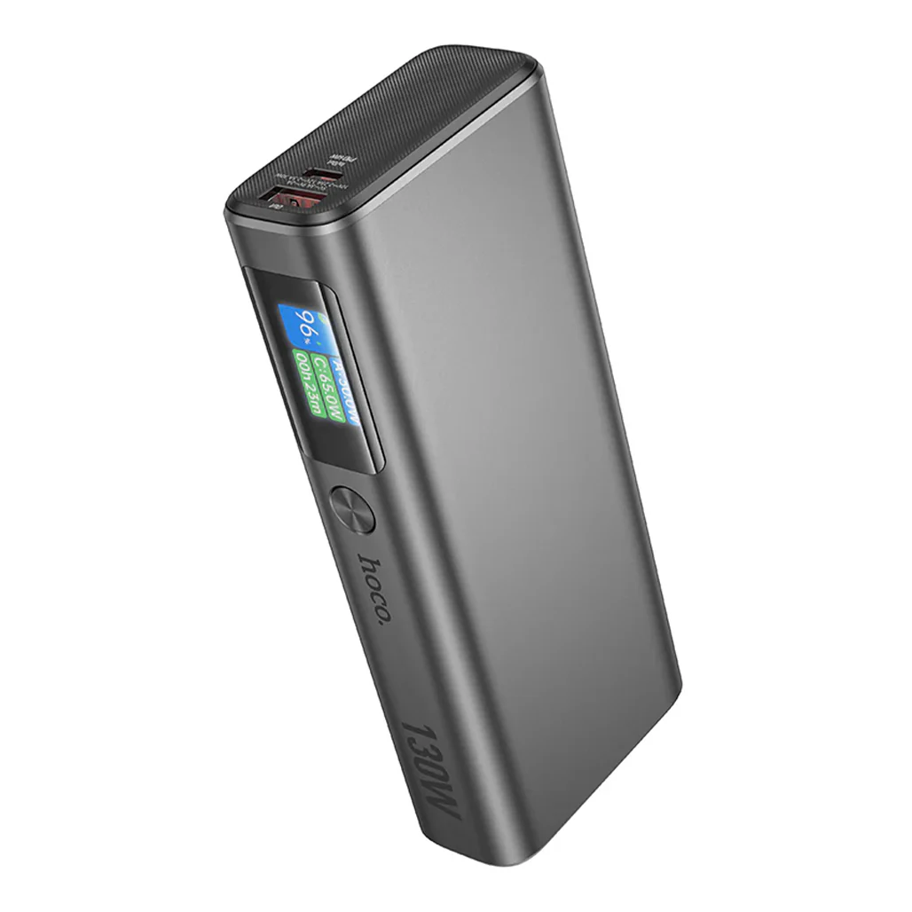 Hoco Q17B 130W Fast Charging Power Bank 20000mAh with Aluminum Alloy Shell - Image 2