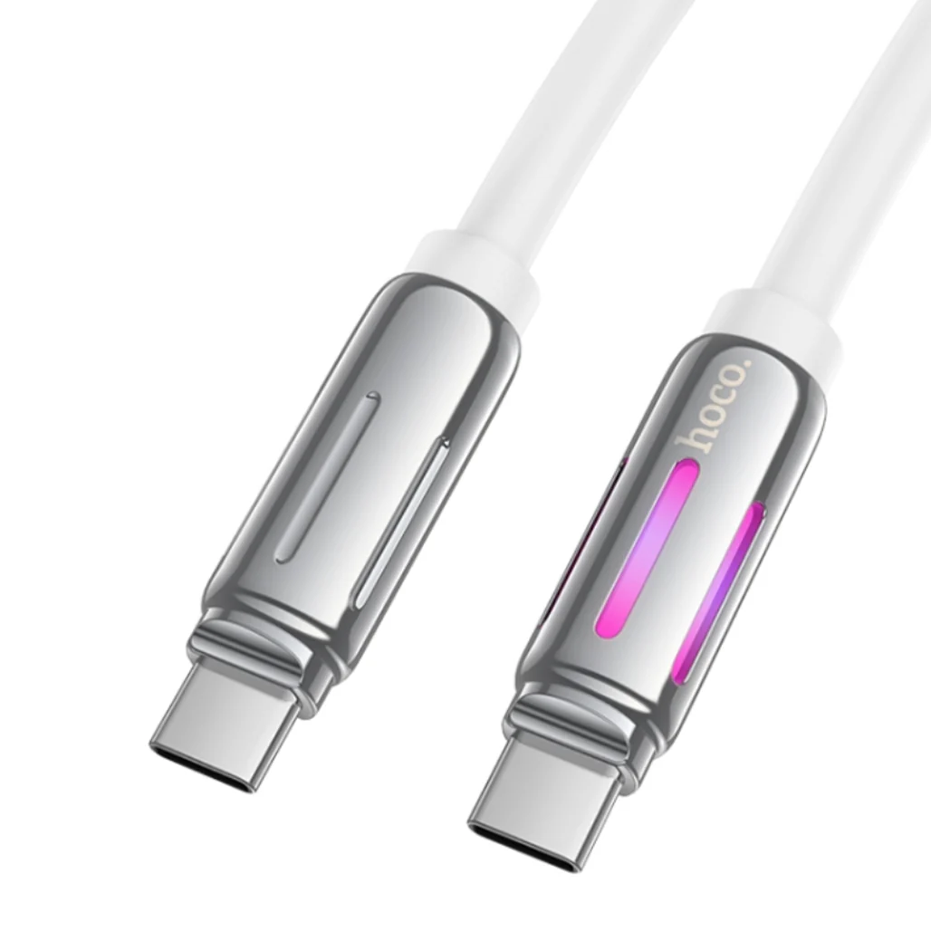 Hoco U136 60W Zinc Alloy USB-C to USB-C Fast Charging Cable 1.2m