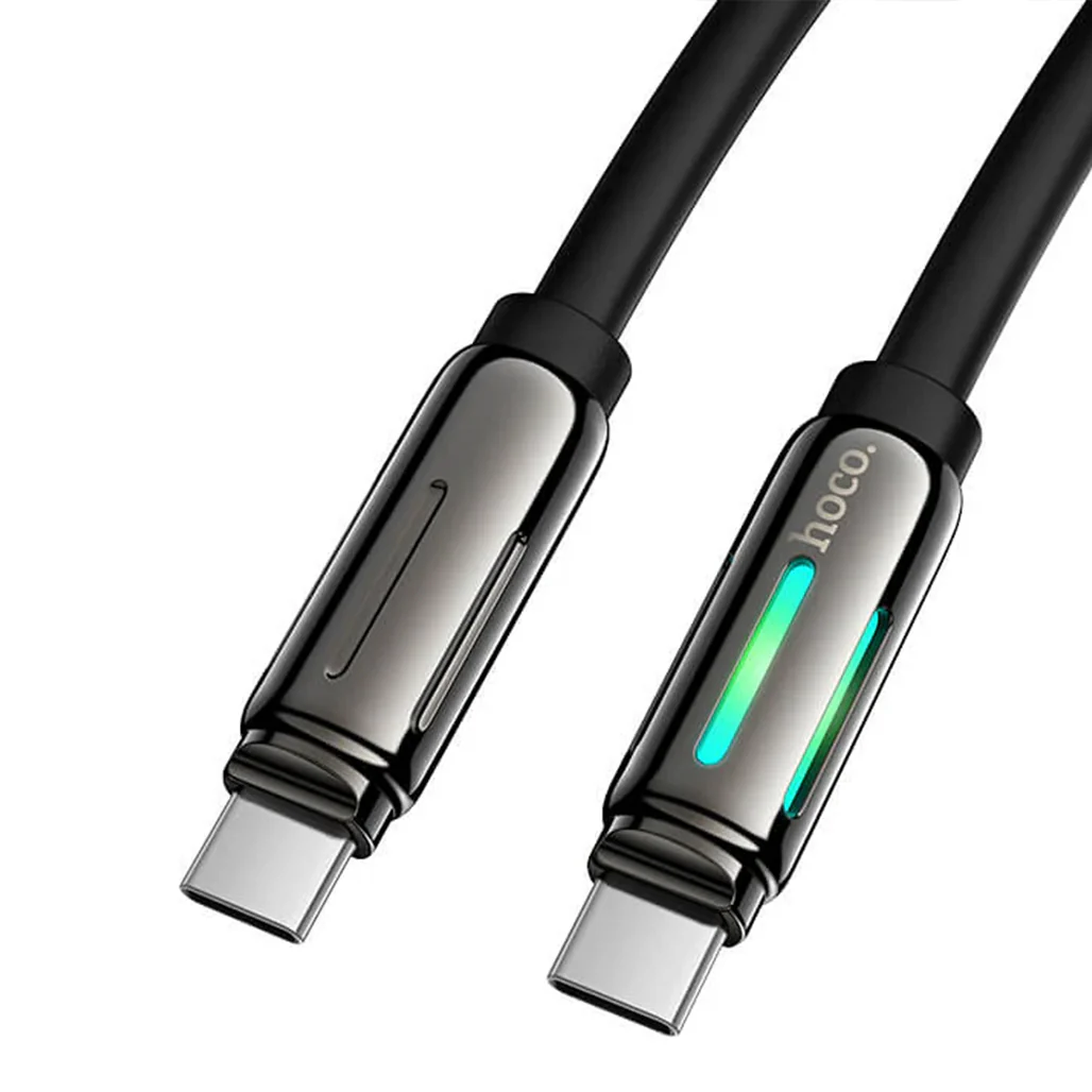 Hoco U136 60W Zinc Alloy USB-C to USB-C Fast Charging Cable 1.2m - Image 2