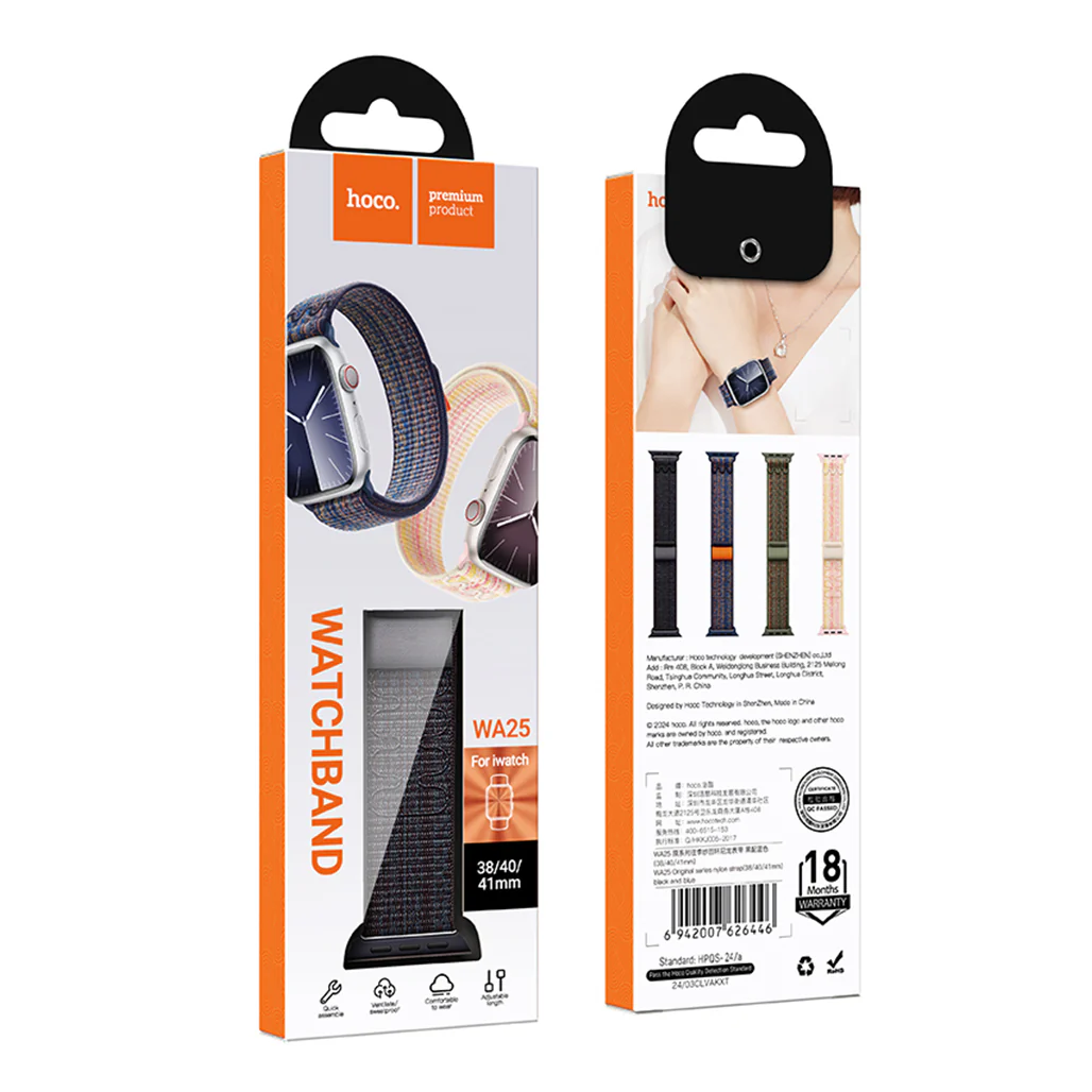 Hoco WA25 Nylon Strap for Apple Watch 42/44/45/49mm - Image 2