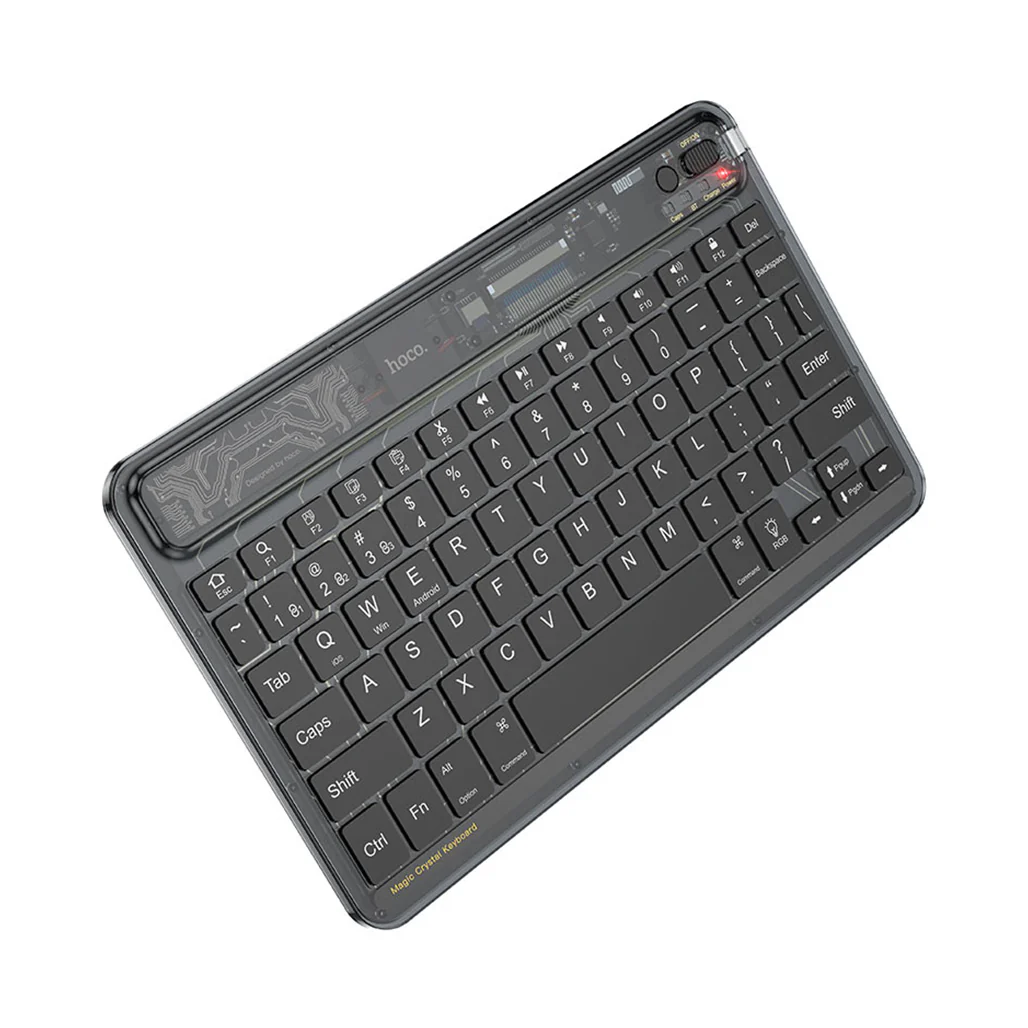 Hoco S55 Transparent Discovery Edition Wireless Keyboard - Image 3