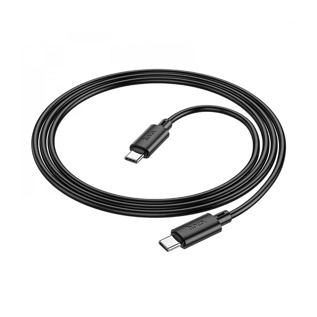 Hoco X88 Type-C to Type-C Charging and Data Cable - 1M, 60W Fast Charge, Universal Compatibility, Black - Image 2