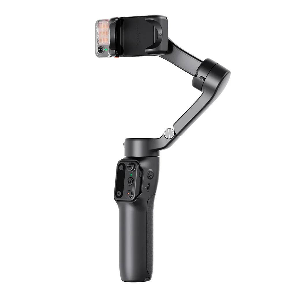 Hohem iSteady V3 Foldable Gimbal Stabilizer with AI Tracking, Fill Light & 3-Axis Stabilization