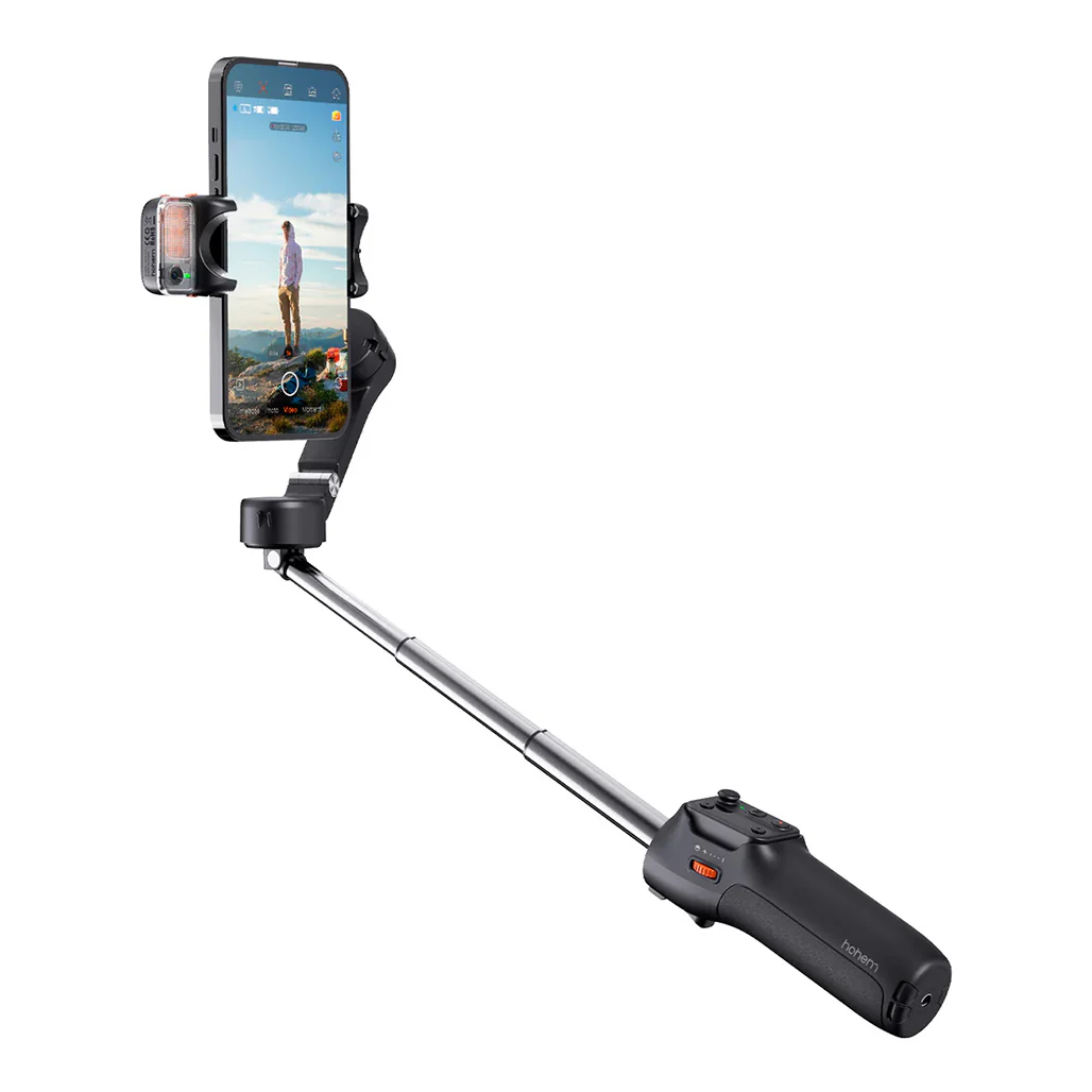 Hohem iSteady V3 Foldable Gimbal Stabilizer with AI Tracking, Fill Light & 3-Axis Stabilization - Image 3