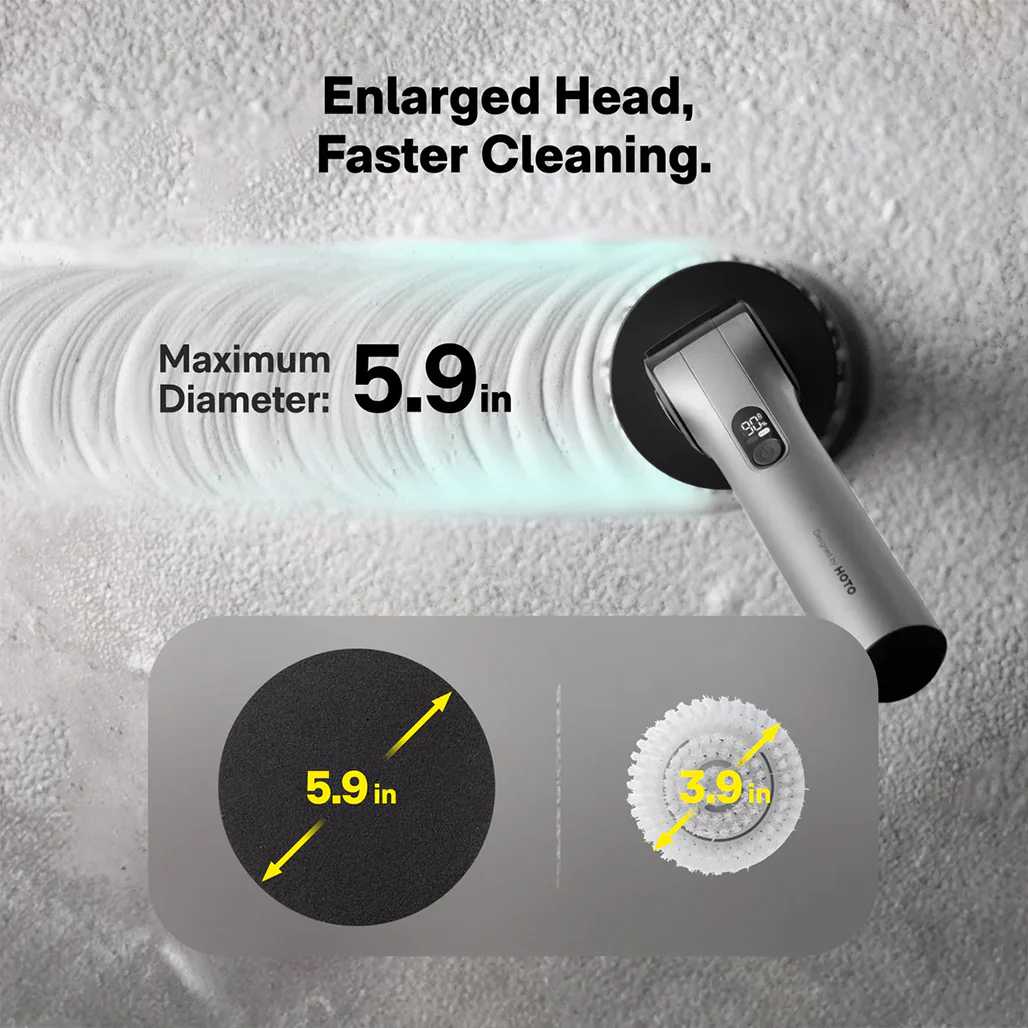 HOTO Flexi Cordless Spin Scrubber - Image 5