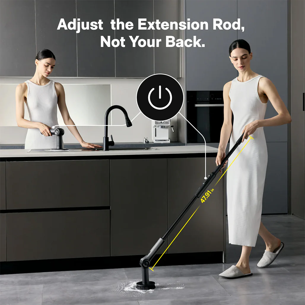 HOTO Flexi Cordless Spin Scrubber - Image 8