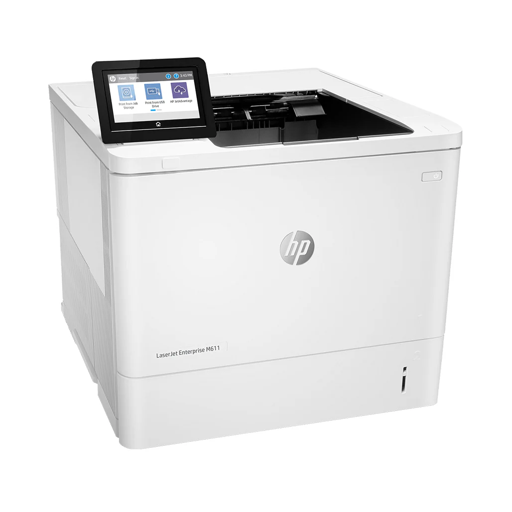 HP LaserJet Enterprise M611dn - Monochrome Laser Printer - Image 3