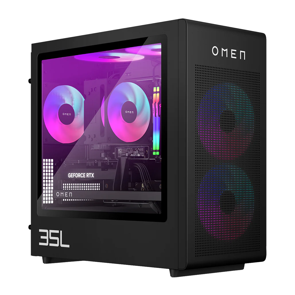 HP Omen 35L Gaming Desktop GT16-0000m - AMD Ryzen 7 8700F - 32GB RAM - 1TB SSD - RTX 5070 - Image 3