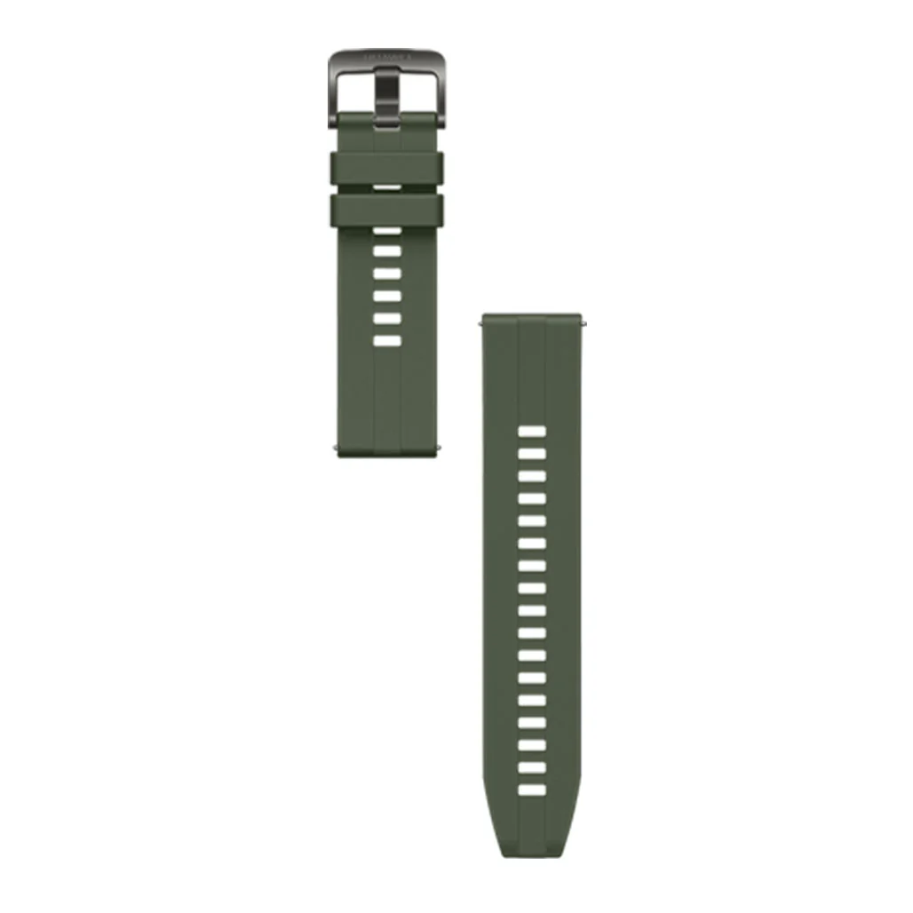 Huawei EasyFit Classic GT Fluoroelastomer Strap - Spruce Green | Durable Replacement Band for Huawei Watch GT Series - Image 2
