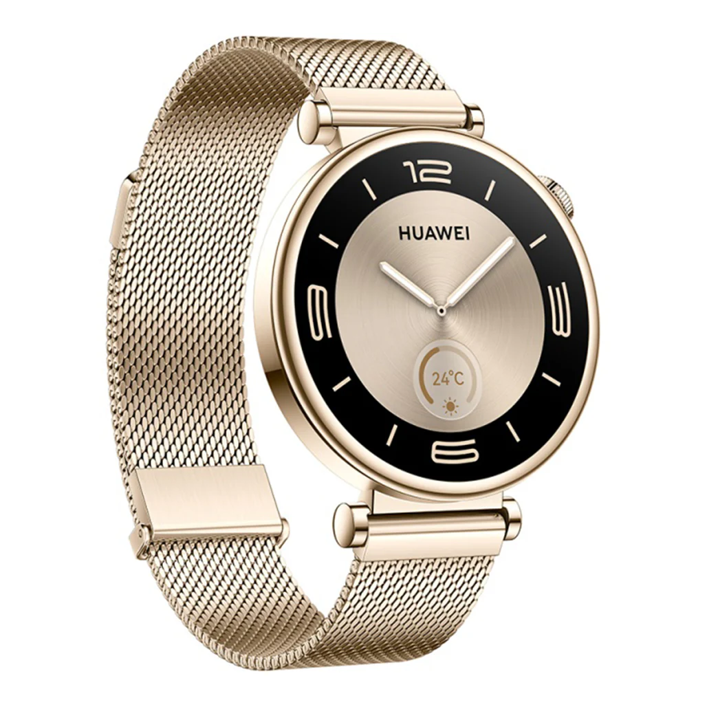 Huawei Watch GT 4 41mm Light Gold Milanese Strap - Image 3