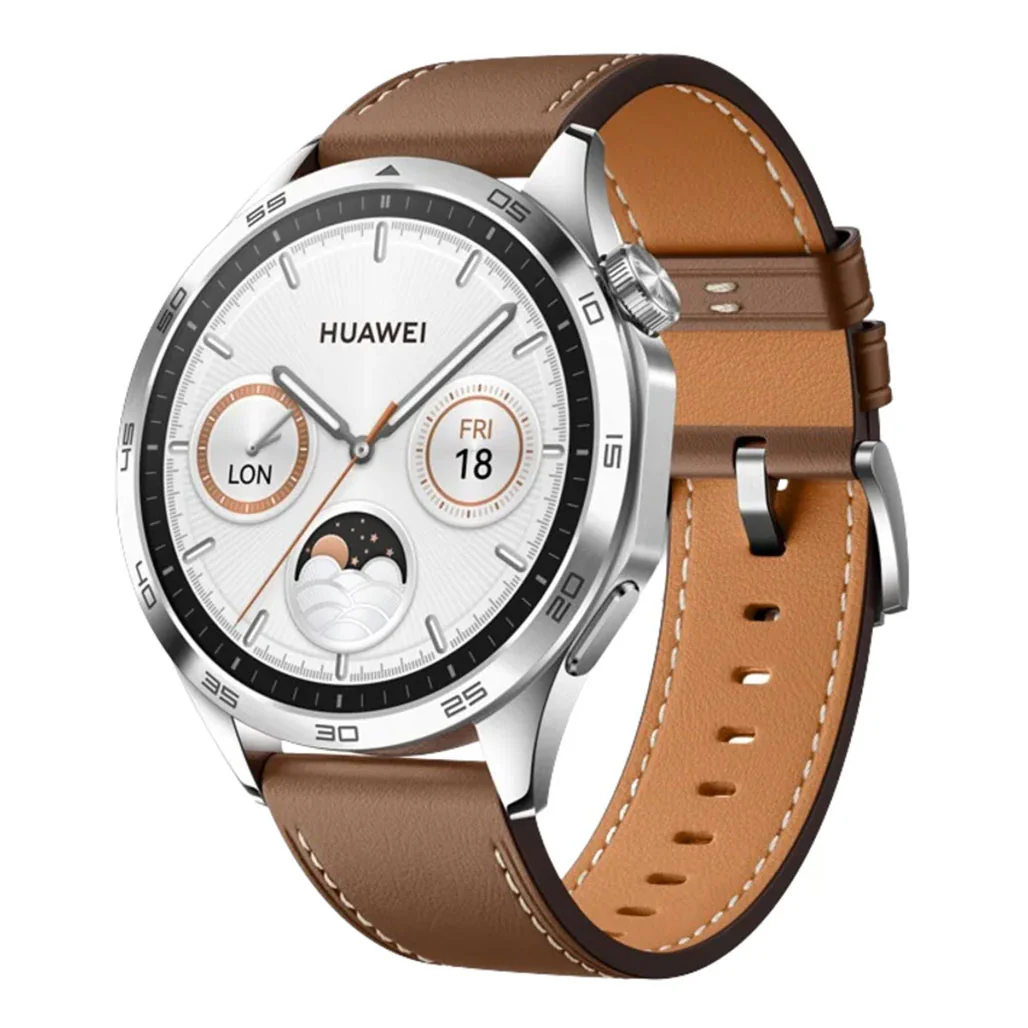 Huawei Watch GT4 46mm Brown Leather Strap - Image 2