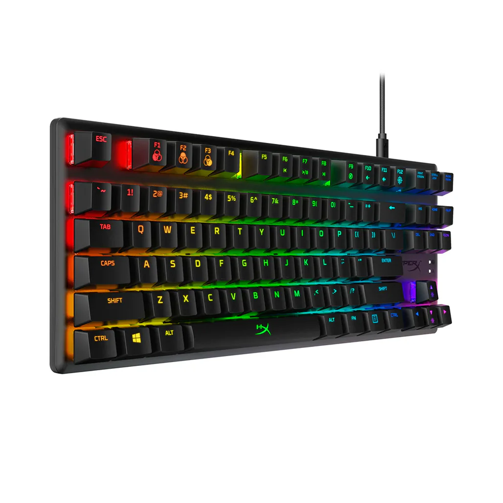 HyperX Alloy Origins Core Aqua Switch - Mechanical Gaming Keyboard Tenkeyless - Image 2