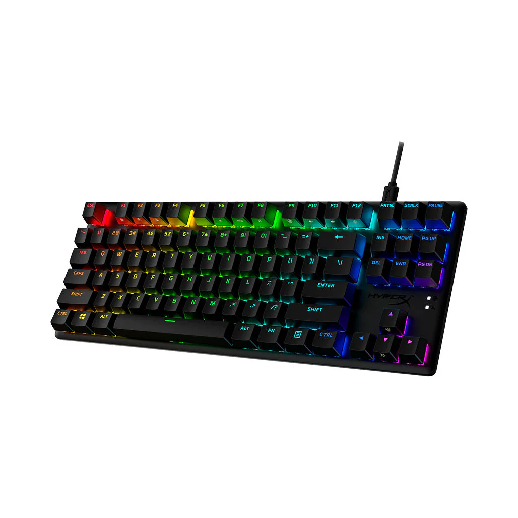 HyperX Alloy Origins Core Blue Switch - PBT Keycaps - TKL 80% Wired Mechanical Gaming Keyboard | 639N8AA#ABA - Image 2