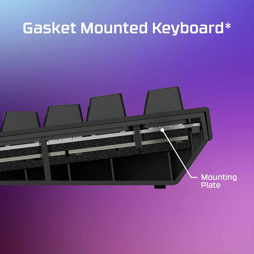 HyperX Alloy Rise - Ultimate Toolless Customizable RGB Gaming Keyboard with Red Switch - Image 9