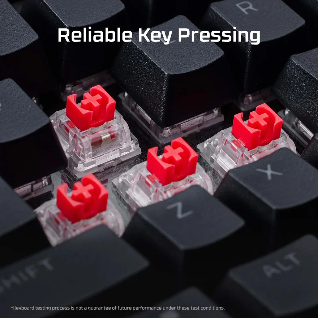 HyperX Alloy Rise - Ultimate Toolless Customizable RGB Gaming Keyboard with Red Switch - Image 10
