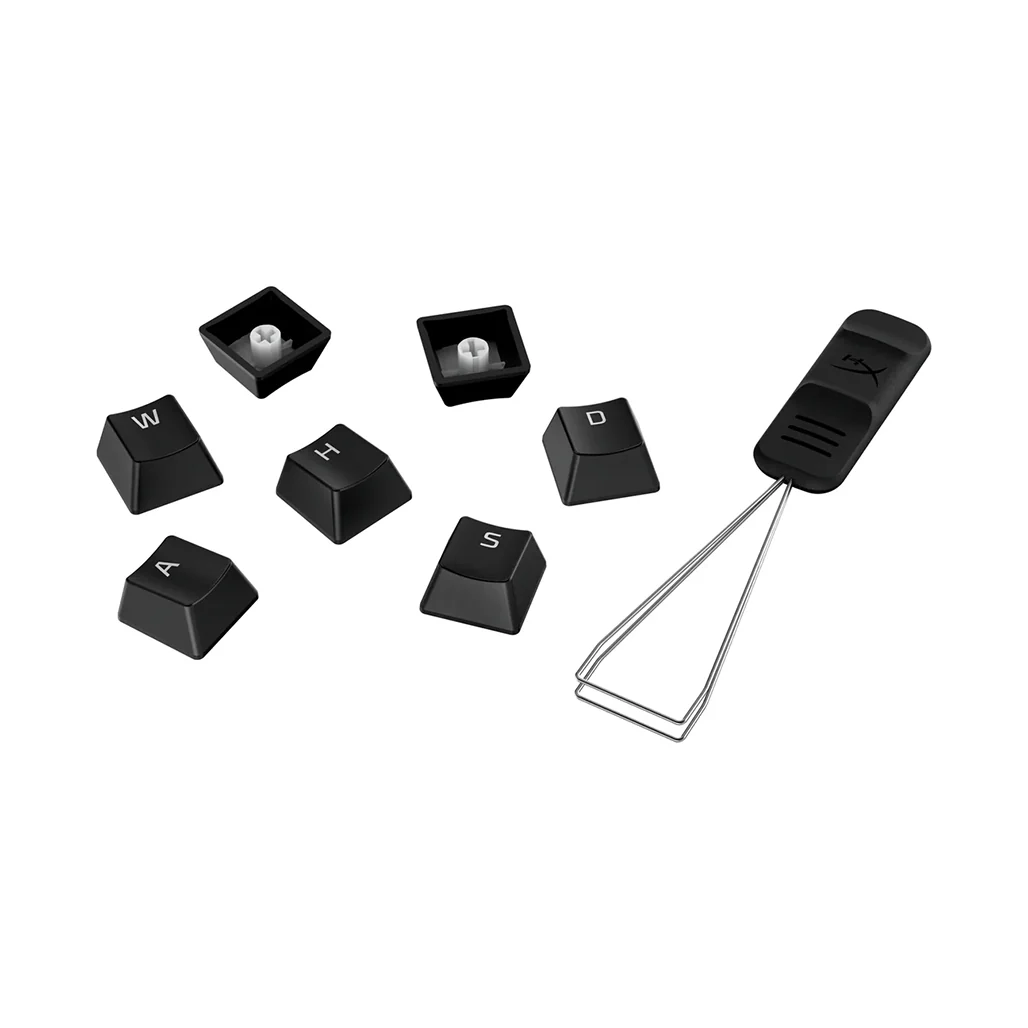 HyperX Full Key Set PBT Keycaps - Black | Durable and Shine-Through Design - Image 2