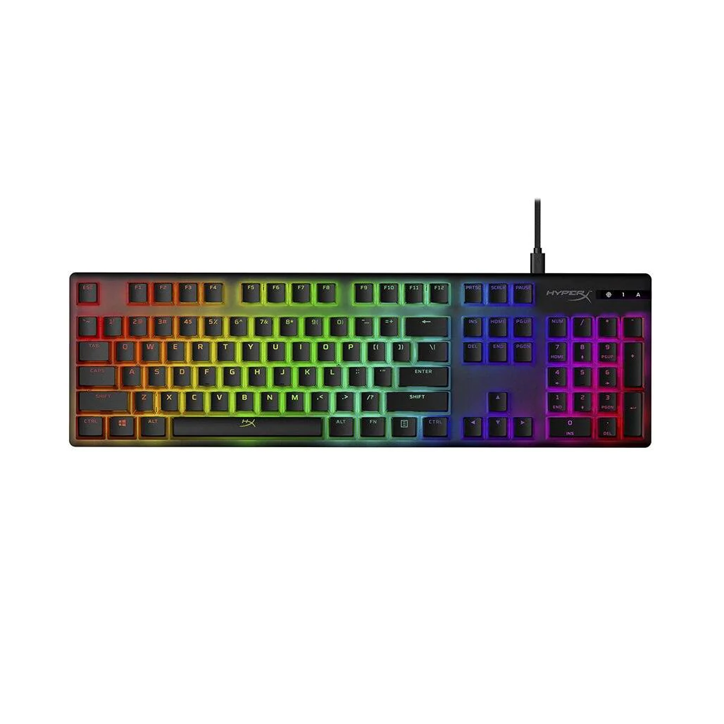 HyperX Pudding Keycaps Full Key Set - Black | Translucent Dual-Layer PBT Keycaps for Enhanced RGB Lighting - Image 3