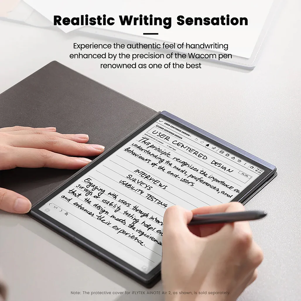 iFlytek AINOTE Air 2 Smart Digital Notebook – Real-Time Voice-to-Text Transcription, 14-Language Support, 8.2" E-Ink Display - Image 5