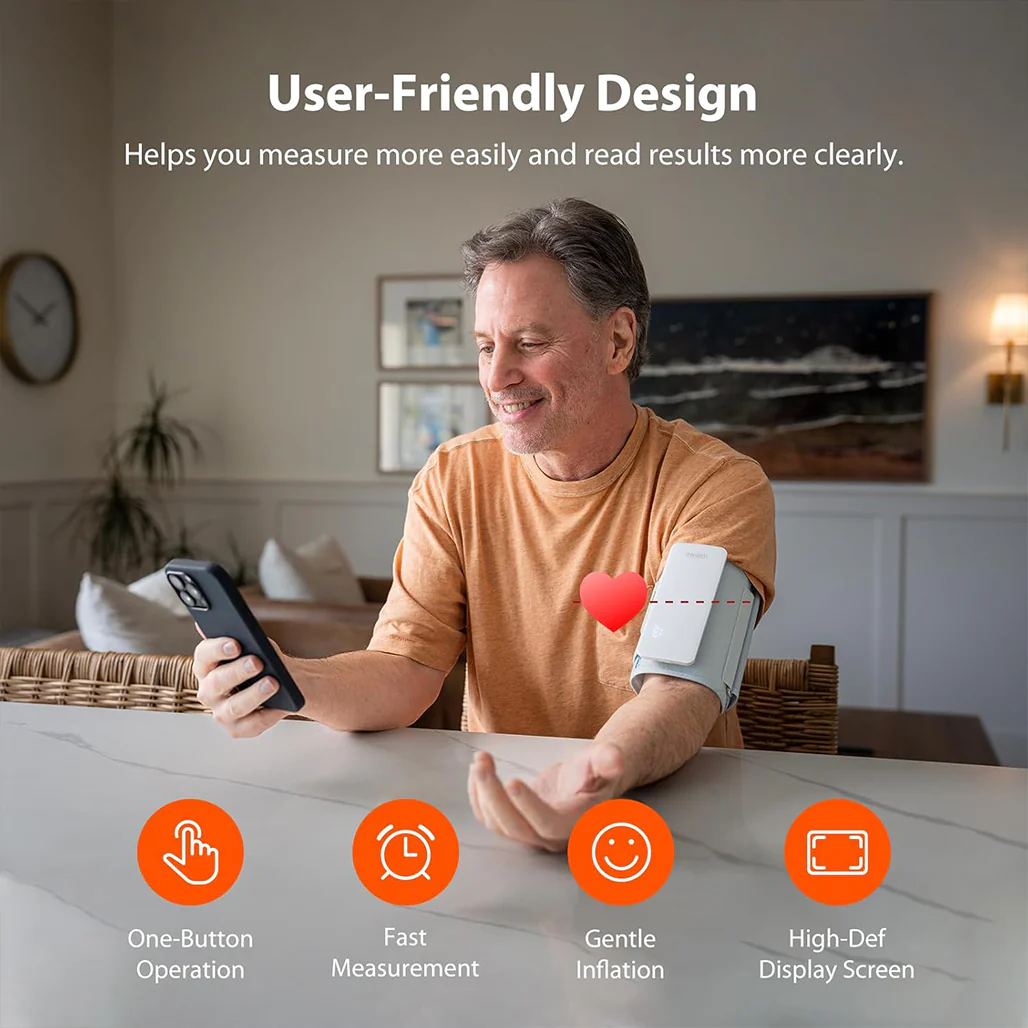 iHealth Neo Wireless Blood Pressure Monitor - Stylish, Portable, and Clinically Accurate - Image 2