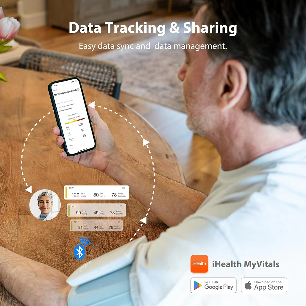 iHealth Neo Wireless Blood Pressure Monitor - Stylish, Portable, and Clinically Accurate - Image 3