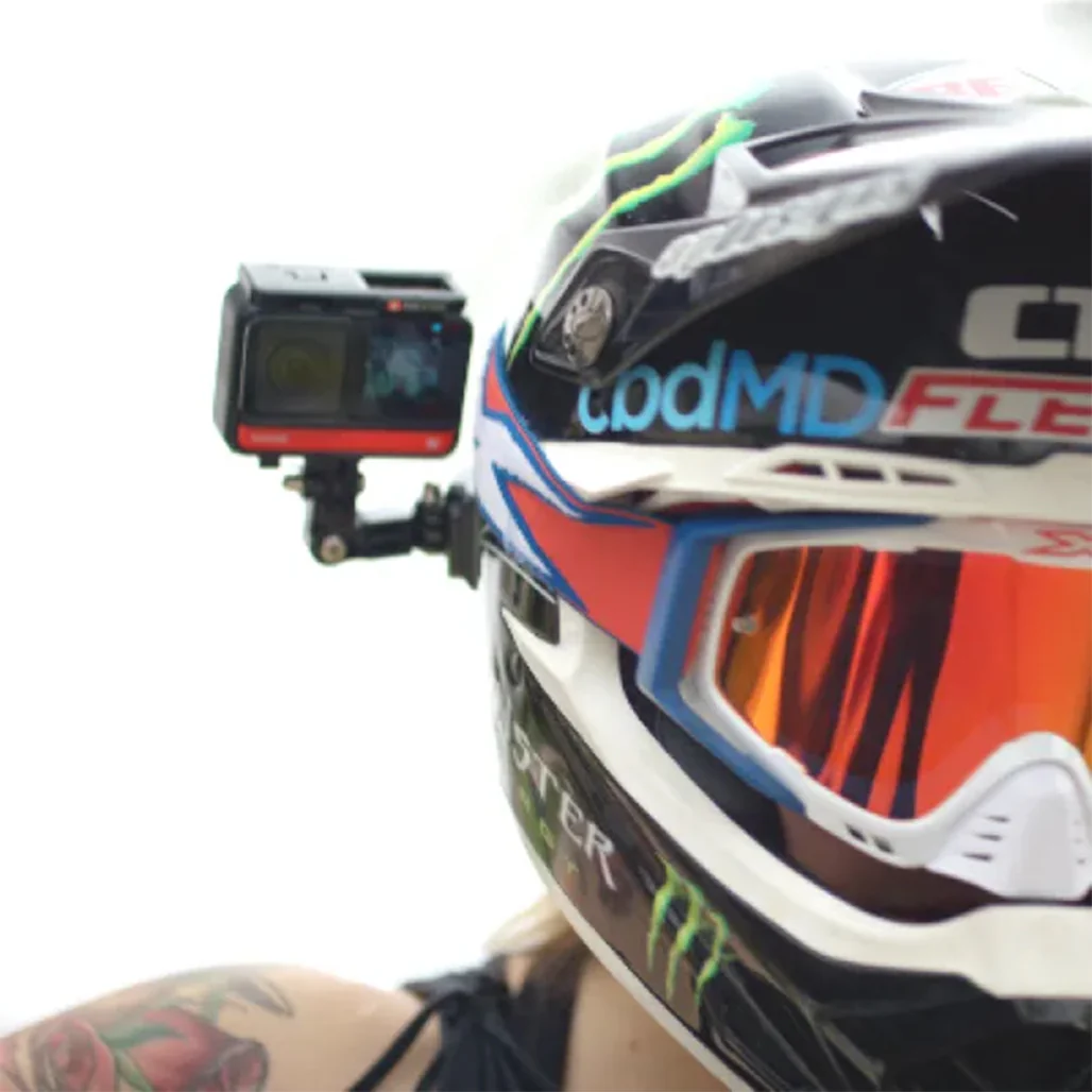 Insta360 Helmet Mount Bundle – Universal Mount for Motorcycling, MTB, Skiing & More - Image 3