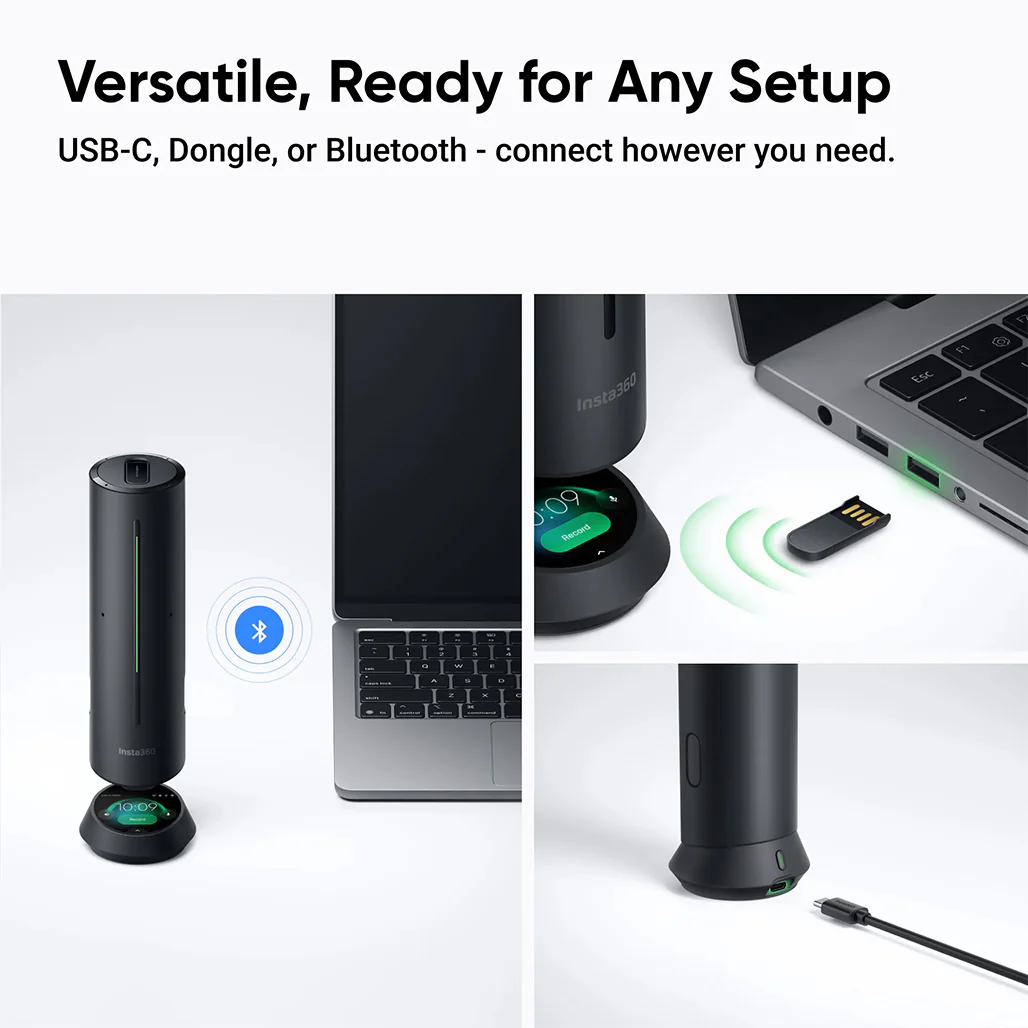 Insta360 Wave - Professional Speakerphone with AI Recording Suite - Image 8