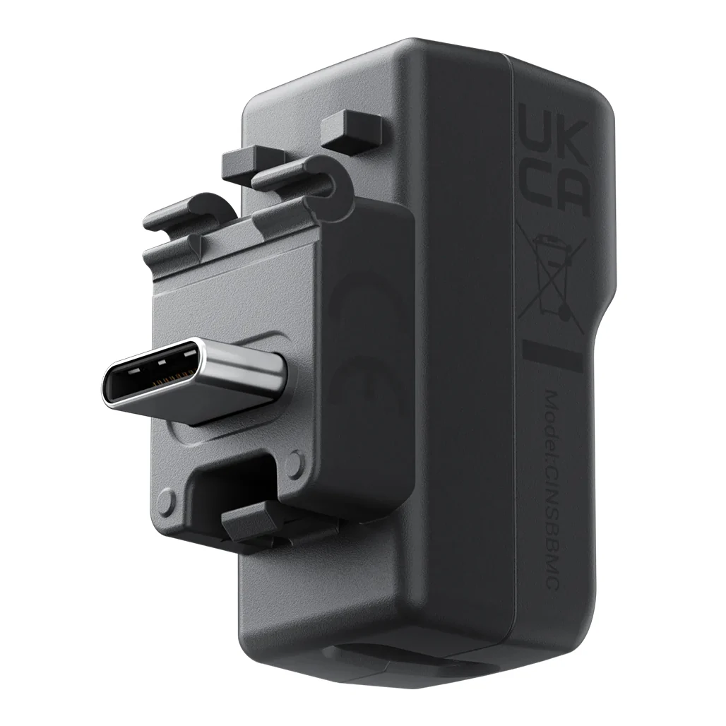 Insta360 X4 Mic Adapter – Invisible 360° Audio Recording with Simultaneous Charging - Image 4