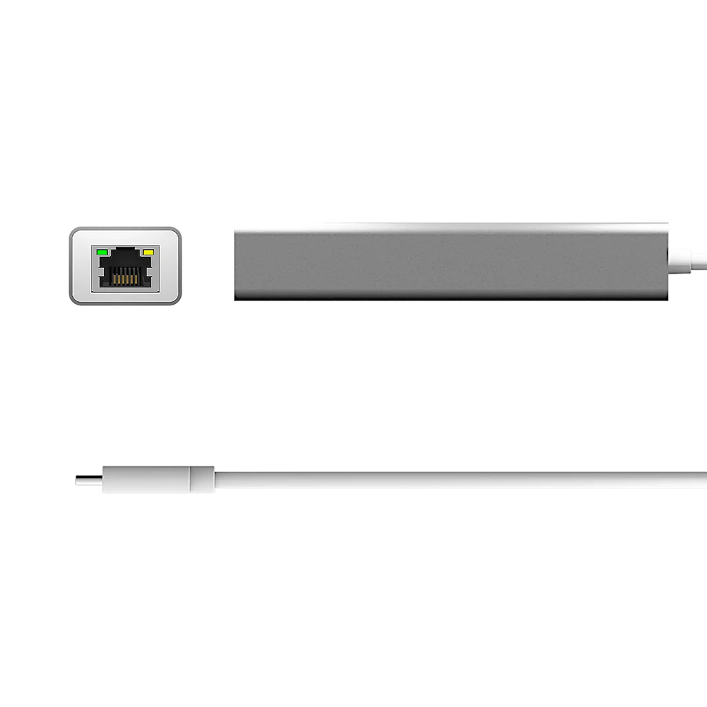 J5 Create USB-C® 3-Port Hub with Gigabit Ethernet JCH474 – High-Speed Data Transfer and Wired Network Connectivity - Image 3
