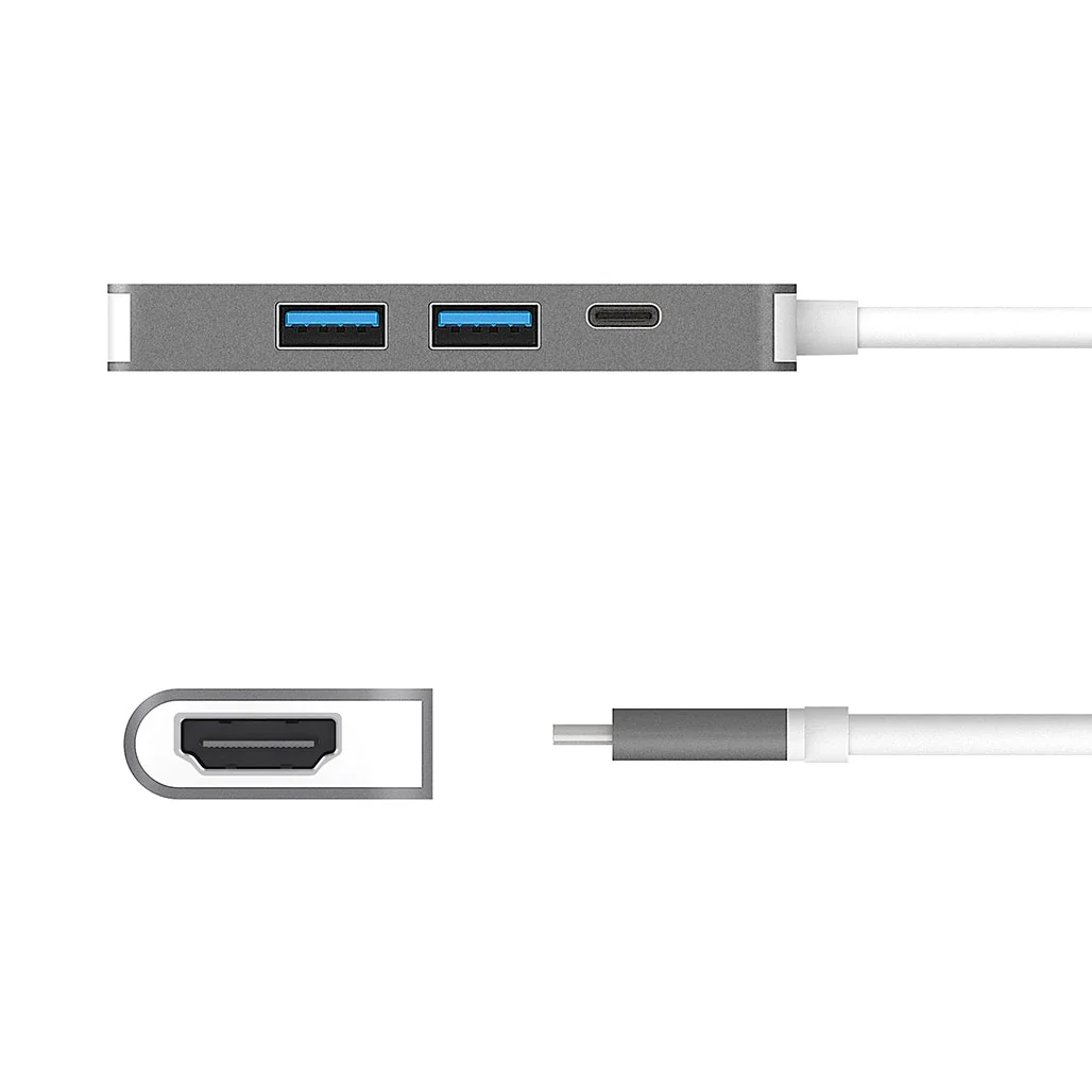 J5 Create USB-C to HDMI & USB 3.1 2-Port Adapter with Power Delivery - JCD371 - Image 3